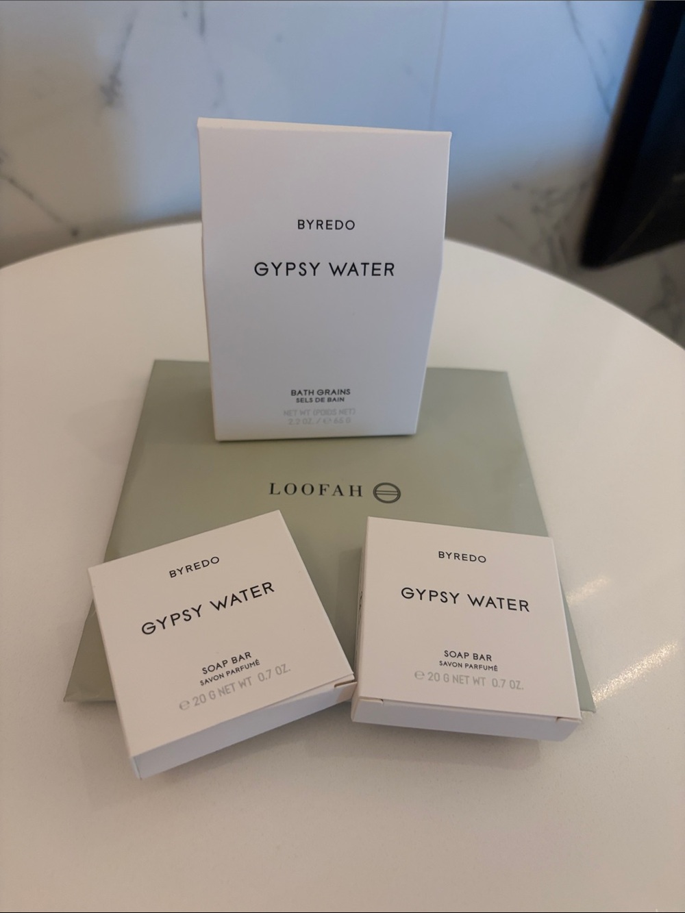 Byredo Gypsy Water Soap & Bath Set - White, Light Sage